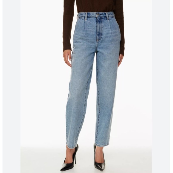 Aritzia Denim Forum The Luanne High Rise Tapered 30L Jeans 29 - Picture 2 of 16